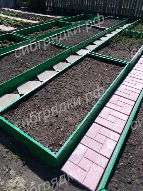 Грядки с односторонним покрытием 15 см в Чебоксарах 